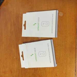 Upright GO 2 Adhesives & Alcohol Pads 2 Boxes BRAND NEW SEALED
